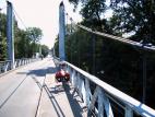 Op de Pont-Suspendu over de Loire, Tours